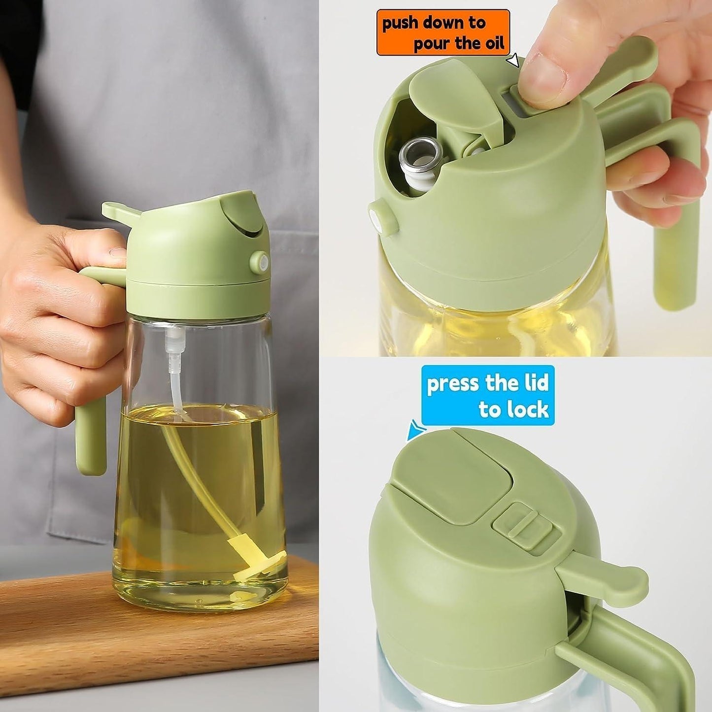 PourEase™ 2 in 1 Oil Dispenser Set